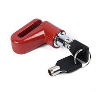 Dolvitrny Electric Scooter Disc Brake Lock for Xiaomi For - Portable For Anti-theft Wheel Lock with 7mm Width & 5mm Cylinder Diameter, Red or Black(Red)
