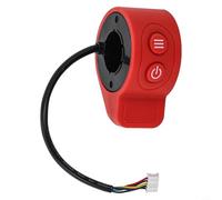 Dolvitrny Electric Scooter Thumb Throttle Replacement for HX, X6, For and For X8 Models - Plastic Accelerator Control with Red Housing, 66 x 29.5 mm(C)