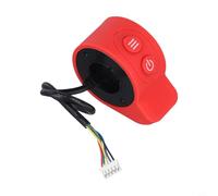 Dolvitrny Electric Scooter Thumb Throttle Replacement for HX, X6, For and For X8 Models - Plastic Accelerator Control with Red Housing, 66 x 29.5 mm(A)