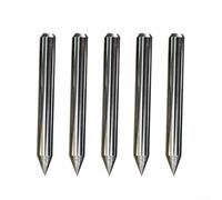 Dolvitrny Engraving Bits for Metal and Glass 5pcs, Carbide Engraver Cutter Bits for Stone, Marble, Plastic, Wood, Rotary Tool Jewelry Carving Accessories