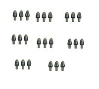 Dolvitrny Feeder Connector for Carp Fishing - Inline Quick Change Bead, Silicone Rig Accessory for Hair Rig and Pellet Feeder Setup (10/24 Pcs)(24PCs)