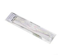 Dolvitrny Flash Fish Scale Fly Tying Material - Shiny Silk Glitter Strands for Bass, Trout, Pike & Salmon Lure DIY (25cm Imitation Fish Skin Strips)