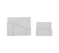 Dolvitrny Fly Tying Cutting Die Set for Foam Popper Bodies - For Fly Fishing Tying Tool with S & L Sizes, Black and White Options(White L)