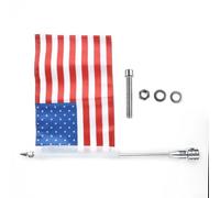 Dolvitrny For American Flag Motorcycle Accessory with Mount, For Durable Polyester Flag and Galvanized Pole, Motorbike Rear Rack Flag Holder for GL1800 and Touring Bikes