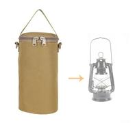 Dolvitrny For Camp Lantern Storage Bag for Gas Tanks & Outdoor For - For Durable Nylon, Tear-Resistant, with Shoulder Strap, Portable Carry Pouch for Camping(Yellow S)