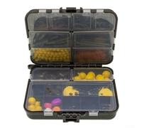 Dolvitrny For Carb Fishing Tackle Kit with 143/145pcs Accessories for Making Carp Rigs, Hair Rig Components, Helicopter and For Chod Rig Setup, Ronnie Rig, Boilie(143pcs)