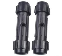Dolvitrny For Paddle Connector Set for Canoe Oars and Boat Paddles - 28mm ABS Plastic Shaft Coupler, 2.6-2.8 cm Diameter Joint, Black (2-Pack)