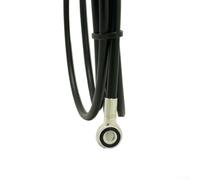 Dolvitrny For RED 22 and For 22 Hydraulic Disc Brake Hose Kit - 2m Stainless Steel + ABS Brake Line with For Banjo Fitting, Olive, Sealing Rings & Screws