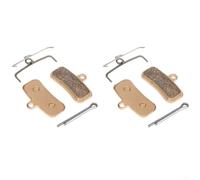 Dolvitrny Full-Metal Sintered Brake Pads for Mountain Bikes - Heat-Resistant Downhill Disc Pads for -Shimano -ZEE M640, SAINT M810 & M820 - Rose Gold