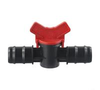 Dolvitrny Garden Watering Control Valve, PP-B Ball Valve Connector for PE Pipe, Shut Off Valve for Drip Irrigation Systems, Pond and Aquaculture Use(25mm x25mm)