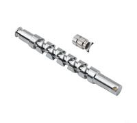 Dolvitrny Half-Moon Spindle and Twisted Shaft Replacement Kit for ABU Baitcasting Reels - PMAX3, BMAX3, SMAX3, REVO3, Water Drop Series Fishing Reel Parts(Shaft half month)