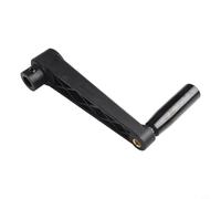 Dolvitrny Hand Crank for Generator Machinery, Round Hole Crank Handle 8-16mm with Ergonomic Grip, Made of Reinforced Nylon and Heat-Treated Carbon Steel(16mm)