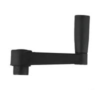 Dolvitrny Hand Crank for Generator Machinery, Round Hole Crank Handle 8-16mm with Ergonomic Grip, Made of Reinforced Nylon and Heat-Treated Carbon Steel(10mm)