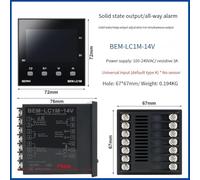 Dolvitrny Intelligent LCD Thermostat with Fuzzy PID Control Technology, Programmable Control Meter for Industrial Applications, for Relay Output,(Solid State Output)