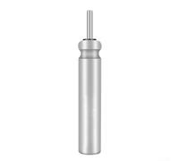 Dolvitrny LED Fishing Light Lure for Night Fishing - Waterproof, High-Brightness Multi-Color (White/Green/Red/Blue), Compact 73.5mm Plastic Fish Attracting(silver battery)