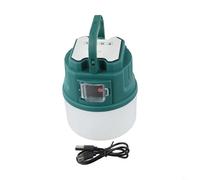 Dolvitrny LED Solar Camping Lantern with 4 Modes, Zoomable Beam & USB Rechargeable for Outdoor, Hanging Design for Night Market and Stall Use(green C50)