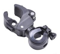 Dolvitrny Light Stand With 360 Rotation, Secure Grip Mount For Night Riding, Adjustable Angle Bracket For 1.8-3.5 Cm Tubes, Black Design(D)