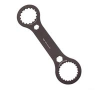 Dolvitrny Lightweight Aluminum BB Tool 44mm 46mm Spanner | Multi-function design, closed loop full bite, prevents slippage, suitable for most market brackets(Red)
