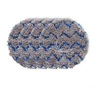 Dolvitrny Microfiber Mop Cloth Replacement for Eureka J15 Pro & For Ultra Vacuum Mop Attachment - Reusable Wet/Dry Hard Floor Cleaning Pad, Pet Hair & Child-Safe(4PCS-Blue+Gray)