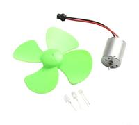 Dolvitrny Mini Wind Turbine Motor with Blades, 12V Gearmotor for Renewable Energy Projects, Small Generator Model for DIY Wind Power Experiments(Without Blub)