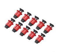 Dolvitrny Miniature Circuit Breaker Lockout Device for Electrical Isolation Safety, 3 Pack Nylon PA Industrial Switch Lockout Tool(BD-D01)