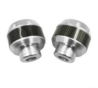 Dolvitrny Motorcycle Crash Protector - Front Fork Wheel Frame Slide in Aluminum Alloy, Scooter Frame Slide Kit for Anti-Fall and Shock Absorption, Compatibility(Silver)