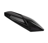 Dolvitrny Motorcycle Exhaust-Pipe Heat-Shield Cover for Mio i125 | ABS-Plastic Muffler-Guard with Carbon-Fiber-Black Finish, Direct-Fit Shield against Road Dirt & Heat