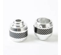 Dolvitrny Motorcycle Front Fork Cup Protector Set - Shock-Absorbing Aluminum Alloy Anti-Collision Pads for ATV/UTV/Side-by-Side - 2-Piece Lightwe(SILVER)