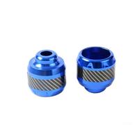 Dolvitrny Motorcycle Front Fork Cup Protector Set - Shock-Absorbing Aluminum Alloy Anti-Collision Pads for ATV/UTV/Side-by-Side - 2-Piece Lightwe(BLUE)