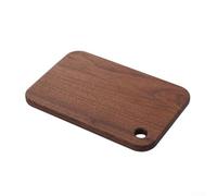 Dolvitrny Natural Walnut Wood Chopping Board for Camping, Picnic & BBQ - Portable Lightweight Cutting Board with Hanging Hole, Smooth Rounded Edges, Food-Safe(L（18 * 12 * 1cm）)