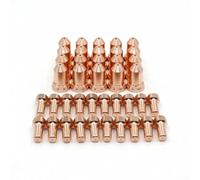 Dolvitrny Plasma Torch Electrode 52558 and Nozzle 51311 Tips 1.0mm 1.2mm for IPT-80 PT80 PT-80 40pcs Set, WS OEM Replacement Cutting Consumables