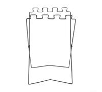 Dolvitrny Portable Foldable Garbage Bag Holder For Outdoor Camping | Sturdy Iron Bag Holder for Picnic & Home Kitchen, Secure Structure, Stable Base Prevents Tipping, Holds 4 Bags