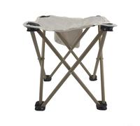 Dolvitrny Portable Folding Stool - Lightweight Camping Chair with Quick-Setup 1-Second Fold, Breathable Oxford Cloth & Stainless Steel Frame for Outdoor(White Extra large)