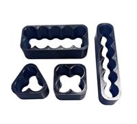 Dolvitrny Power Tool Welding Fixture Set, Lithium Battery Assembly Bracket, Material, Black, Multi Size, DIY Projects, Professional Workshop Use(4pcs set)