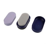 Dolvitrny Refillable Dual-Sided Shoe Polish Sponge for Leather Shoes - Leather Cleaner & Care Kit with Sponge Applicator, Quick Shine, Portable Design(Blue)