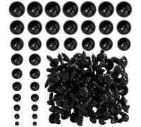 Dolvitrny Safety Eyes for Animal Plush Threaded Black Bean Doll Eyes