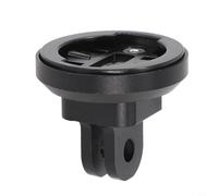 Dolvitrny Secure Bicycle Rear Light Bracket for Sports Camera | Fits for garmin Varia , holds sports camera, dual mounting slots, secure grip, black finish