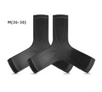 Dolvitrny Silicone Fin Fixing For Ring Strap for Swim Fins, Triangular Secure Belt for Durable Fins Attachment, Adjustable Repair Kit Compatible with Swimming Fins(Black M（36-38）)