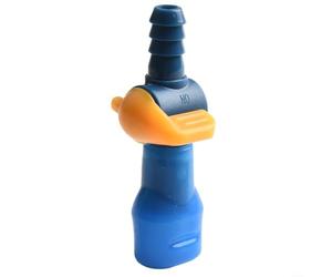Dolvitrny Silicone Hydration Pack Bite Valve Replacement Nozzle with On/Off Switch - 9mm Tube Connector, Straight or 90° Angle, Unbranded for All Major(A Straight)