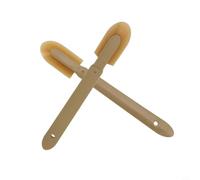 Dolvitrny Silicone Sealant Smoothing Tool - 2-Pack Extended Length Rubber Spatula for Caulking Application, Long Reach Sealant Finisher with Comfort Grip for(2PCS Large)