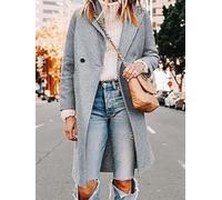Dolvitrny Solid Color Women's Jacket Autumn Winter Fashion Outerwear | Polyester fabric construction, medium stretch comfort, new condition item, female applicable gender, fashion style