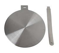 Dolvitrny Stainless Steel Heat Diffuser Plate for Induction and Ceramic Hobs, 13/20/24/28cm Sizes for Pots and Pans(20cm)