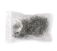 Dolvitrny Stainless Steel Plastic Welding Fasteners 500PCS - 0.6mm Corner, 0.8mm Flat Hot Staples Compatible with Hot Stapler for Car Bumper Repair Tools(0.8mm Wave)