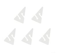 Dolvitrny Technical Diving Line Arrow Marker Set for Cave and Wreck Navigation, Glow in The Dark Underwater Guide Tool Compatible with Scuba Diving Ropes, 5(white Triangle)