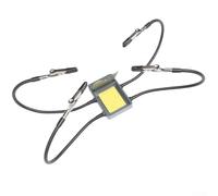 Dolvitrny Third Helping Hands Soldering Aid Tool with Flexible Metal Arms for PCB Board Holder, Soldering Station for TS101 and TS80P, Heat Resistant Silicone