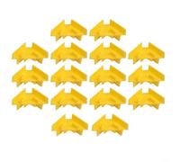 Dolvitrny Tray Stackers Rack for Harvest Right Freeze Dryer - 16-Piece Plastic Food Storage Organizer, Stackable Dried Food Tray Holder for Kitchen Countertop(Yellow)