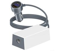 Dolvitrny Voltage Boosting Adapter for Mini - 12V to 24V Input, 36V 1.75A Output, Dual USB PD/QC Charging, Real- Voltage Disp