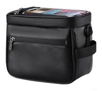 Dolvitrny Waterproof Front Pouch for Bike 4.5L Insulated Handlebar | Large Capacity Saddle Pack, All Weather Ride Gear, Bicycle Handlebar Bag, Insulated Cycling Bag, Bicycle Handlebar