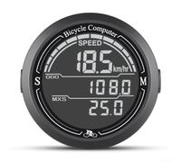 Dolvitrny Wired Bike Speedometer High-Precision Cycling Odometer With Backlight Luminous Waterproof Large Display Long Life For Mountain Road Bikes Black(A)