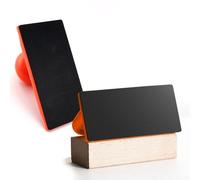 Dolvitrny Woodworking Push Block for Table Saw and Planer - ABS Safety Tool with Ergonomic Grip, Anti-Slip Texture, and High-Visibility Three-Color Design(Red)